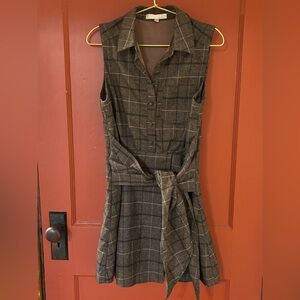 J.O.A Los Angeles plaid sleeveless mini dress